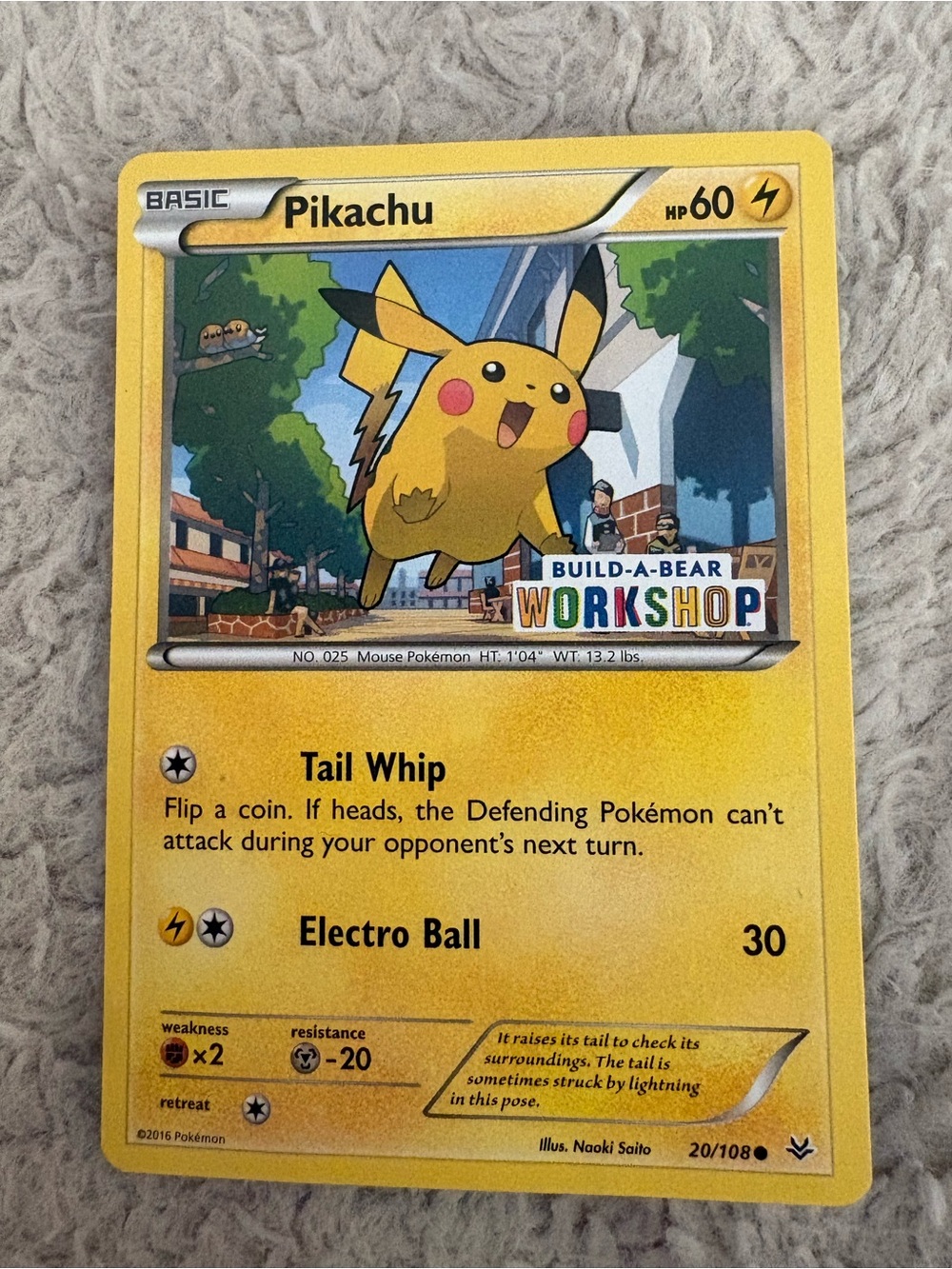 Build a bear exclusive 2015 Pikachu